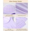 imageHORISUN Bras for Women No Underwire V Neck Scalloped Wireless Push Up Bra with Soft Support Comfort Seamless BralettesLight Purple