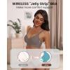 imageHORISUN Comfortable Seamless Full Coverage Bra for Women Wireless Bras with Soft Support Regular and Plus SizeCoffee