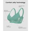 imageHORISUN Comfortable Seamless Full Coverage Bra for Women Wireless Bras with Soft Support Regular and Plus SizeEgg Green