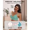 imageHORISUN Comfortable Seamless Full Coverage Bra for Women Wireless Bras with Soft Support Regular and Plus SizeEgg Green