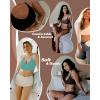 imageHORISUN Comfortable Seamless Full Coverage Bra for Women Wireless Bras with Soft Support Regular and Plus SizeEgg Green
