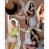 imageHORISUN Comfortable Seamless Full Coverage Bra for Women Wireless Bras with Soft Support Regular and Plus SizeLemon Green