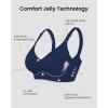 imageHORISUN Comfortable Seamless Full Coverage Bra for Women Wireless Bras with Soft Support Regular and Plus SizeNavy Blue