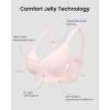 imageHORISUN Comfortable Seamless Full Coverage Bra for Women Wireless Bras with Soft Support Regular and Plus SizePink