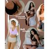 imageHORISUN Comfortable Seamless Full Coverage Bra for Women Wireless Bras with Soft Support Regular and Plus SizePurple