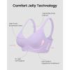 imageHORISUN Comfortable Seamless Full Coverage Bra for Women Wireless Bras with Soft Support Regular and Plus SizePurple