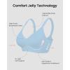 imageHORISUN Comfortable Seamless Full Coverage Bra for Women Wireless Bras with Soft Support Regular and Plus SizeSky Blue