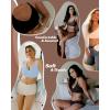 imageHORISUN Comfortable Seamless Full Coverage Bra for Women Wireless Bras with Soft Support Regular and Plus SizeSky Blue