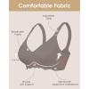 imageHORISUN Comfortable Wireless T Shirt Bra Seamless Push Up Full Coverage Bras for WomenCoffee