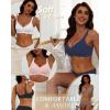imageHORISUN Comfortable Wireless T Shirt Bra Seamless Push Up Full Coverage Bras for WomenNavy Blue