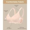 imageHORISUN Comfortable Wireless T Shirt Bra Seamless Push Up Full Coverage Bras for WomenNude