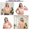 imageHORISUN Plus Size Bra Smoothing Wireless Bra for Women with SupportNude 2XL
