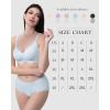 imageHORISUN Seamless Bra Womens Push Up No Underwire Lace Support Full Coverage BraBlue