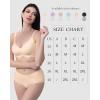 imageHORISUN Seamless Bra Womens Push Up No Underwire Lace Support Full Coverage BraNude