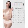 imageHORISUN Seamless Bra Womens Push Up No Underwire Lace Support Full Coverage BraPink