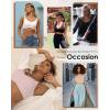 imageHORISUN Seamless Bras Full Coverage Wireless Push Up Bra for Women No Underwire Comfort V Neck Bralettes with SupportCoffee