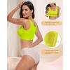 imageHORISUN Seamless Bras for Women Wireless Bralettes Comfort Pullover Bras T Shirt Full Coverage Bra with Support and LiftYellow Green