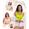 imageHORISUN Seamless Bras for Women Wireless Bralettes Comfort Pullover Bras T Shirt Full Coverage Bra with Support and LiftYellow Green