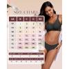 imageHORISUN Seamless Mesh Lace Bras for Women No Underwire Wireless Bras with Support and Lift Full Coverage Deep V BralettesBlack