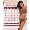 imageHORISUN Seamless Mesh Lace Bras for Women No Underwire Wireless Bras with Support and Lift Full Coverage Deep V BralettesCoffee