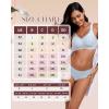 imageHORISUN Seamless Mesh Lace Bras for Women No Underwire Wireless Bras with Support and Lift Full Coverage Deep V BralettesSky Blue
