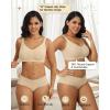 imageHORISUN Seamless Wireless Bra for Women with Soft Support No Underwire Full Coverage Comfort Bras Back Smoothing BralettesGrey