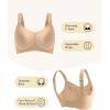 imageHORISUN Seamless Wireless Bra for Women with Soft Support No Underwire Full Coverage Comfort Bras Back Smoothing BralettesNude