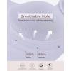 imageHORISUN Soft Wireless Womens Bras Mesh V Neck No Underwire Supportive Everyday Bras Smooth Sleep BraletteLight Blue
