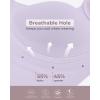 imageHORISUN Soft Wireless Womens Bras Mesh V Neck No Underwire Supportive Everyday Bras Smooth Sleep BraletteLight Purple