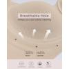 imageHORISUN Soft Wireless Womens Bras Mesh V Neck No Underwire Supportive Everyday Bras Smooth Sleep BraletteNude