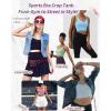 imageHORISUN Sports Bra Longline Zip Front Closure Workout Tops Yoga Crop Tank Top with Built in Bra for WomenPink