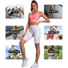 imageHORISUN Sports Bra for Women Longline Padded Strappy Wireless V Neck Full Coverage Sports Bra for WorkoutPink