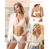 imageHORISUN Wireless Bras for Women Push Up Full Coverage Seamless No Underwire Support Lift Bra Comfort Smoothing Wavy BraletteNude