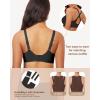 imageHORISUN Wireless Bras for Women Soft Comfortable No Underwire T Shirt Bra Full Coverage Bras with SupportBlack