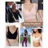 imageHORISUN Wireless Bras for Women Soft Comfortable No Underwire T Shirt Bra Full Coverage Bras with SupportCoffee