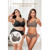 imageHORISUN Wireless Bras for Women Soft Comfortable No Underwire T Shirt Bra Seamless Full Coverage Bras with SupportCoffee