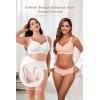 imageHORISUN Wireless Bras for Women Soft Comfortable No Underwire T Shirt Bra Seamless Full Coverage Bras with SupportLight Pink