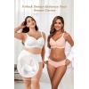 imageHORISUN Wireless Bras for Women Soft Comfortable No Underwire T Shirt Bra Seamless Full Coverage Bras with SupportWhite