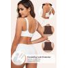 imageHORISUN Wireless Bras for Women Soft Comfortable No Underwire T Shirt Bra Seamless Full Coverage Bras with SupportWhite