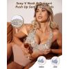 imageHORISUN Women Wireless Bras Seamless Cross Back V Neck No Underwire Bralette Comfort T Shirt BraCheetah Leopard Printed