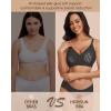 imageHORISUN Womens Bras for Women Wireless Comfort Full Coverage Mesh Breathable Padded No Underwire Support T Shirt BraBasic Black