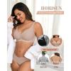 imageHORISUN Womens Bras for Women Wireless Comfort Full Coverage Mesh Breathable Padded No Underwire Support T Shirt BraBasic Coffee