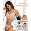 imageHORISUN Womens Bras for Women Wireless Comfort Full Coverage Mesh Breathable Padded No Underwire Support T Shirt BraBasic Coral Pink