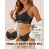 imageHORISUN Womens Bras for Women Wireless Comfort Full Coverage Mesh Breathable Padded No Underwire Support T Shirt BraBlack