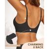 imageHORISUN Womens Bras for Women Wireless Comfort Full Coverage Mesh Breathable Padded No Underwire Support T Shirt BraBlack