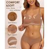 imageHORISUN Womens Bras for Women Wireless Comfort Full Coverage Mesh Breathable Padded No Underwire Support T Shirt BraCoffee