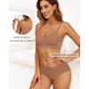 imageHORISUN Womens Bras for Women Wireless Comfort Full Coverage Mesh Breathable Padded No Underwire Support T Shirt BraCoffee