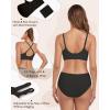 imageHORISUN Womens Comfortable Bra Wireless Padded Full Coverage Support Seamless Bras for WomenBlack