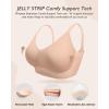 imageHORISUN Womens Comfortable Bra Wireless Padded Full Coverage Support Seamless Bras for WomenNude Pink Complexion