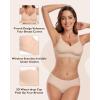 imageHORISUN Womens Comfortable Bra Wireless Padded Full Coverage Support Seamless Bras for WomenNude Pink Complexion